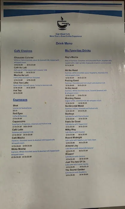 G's High Street Café Picture 1