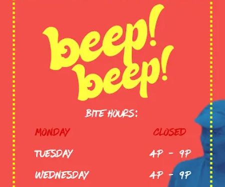 Beep! Beep! • Noods • Rice • Street Food •