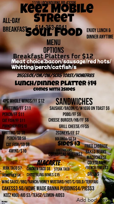 Keez Mobile soul Food Picture 3