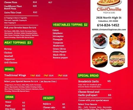 Clintonville Pizza and Subs