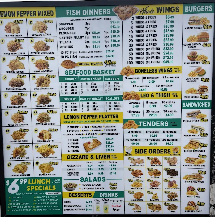 J Lemon Pepper Fish & Chicken Picture 8