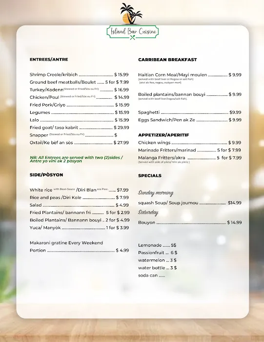 Island Bar Cuisine Picture 5