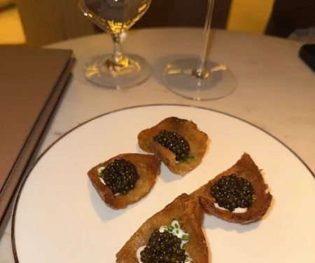 The Champagne & Caviar Bar at RH Guesthouse New York