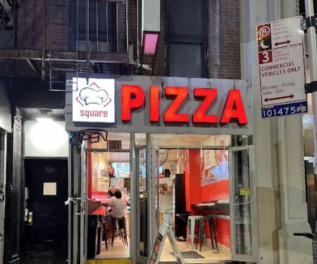 Square pizza NYC Time Square