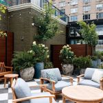Vintage Green Rooftop