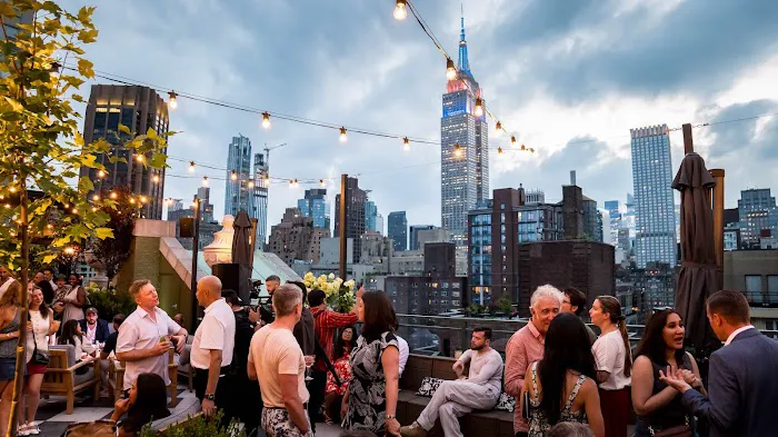 Vintage Green Rooftop Picture 4