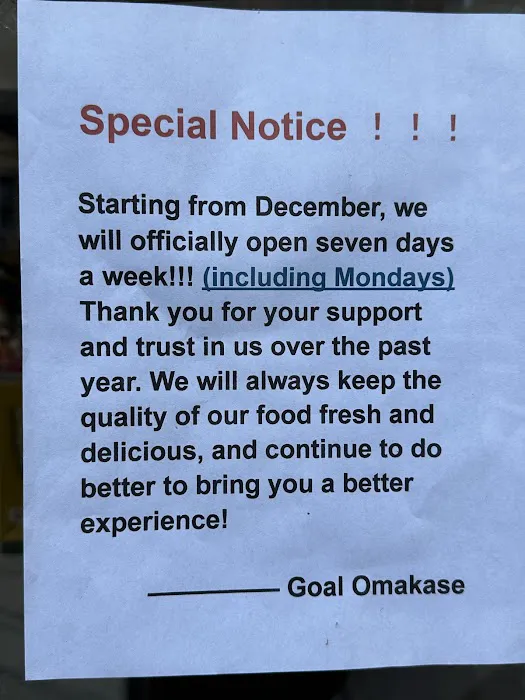 Goal Omakase Sushi Picture 10