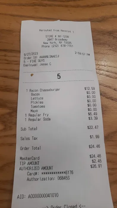 Five Guys Picture 6