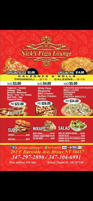 Nick's pizza lounge Picture 2