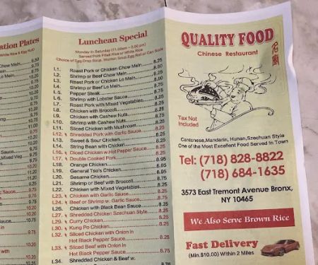 Quality Food Chinese Restaurant