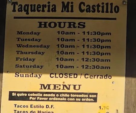 Taqueria Mi Castillo