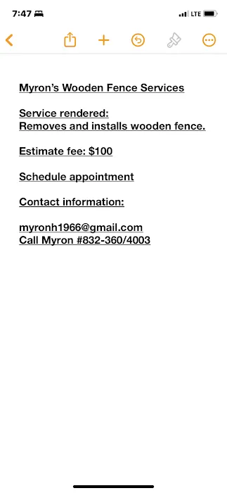 Myron’s Community Work Service Houston TX 77078 Picture 7