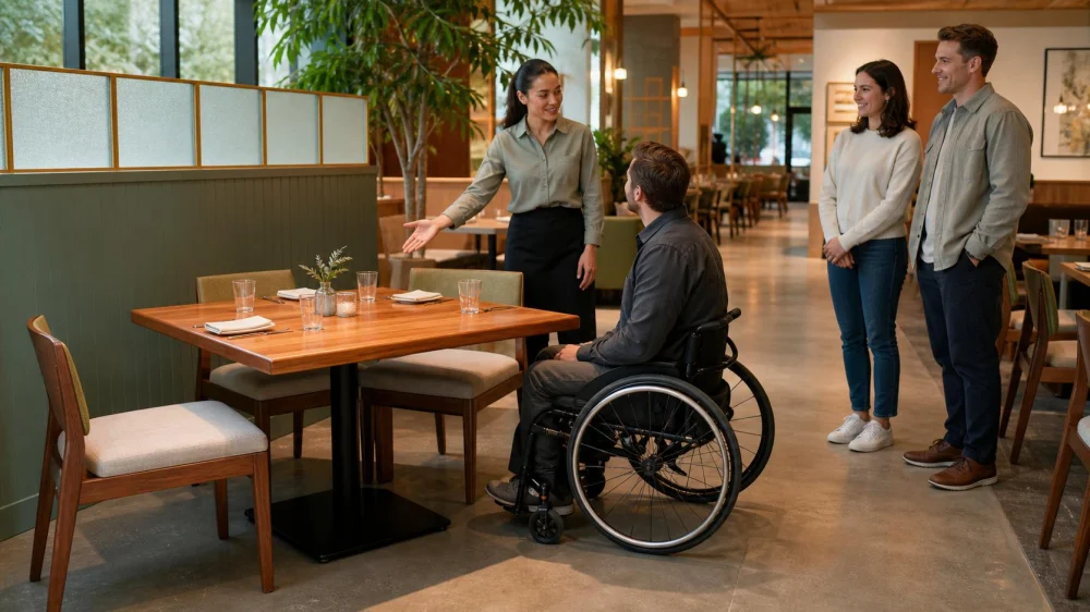 Wheelchair-Friendly Restaurant Seating: What to Ask