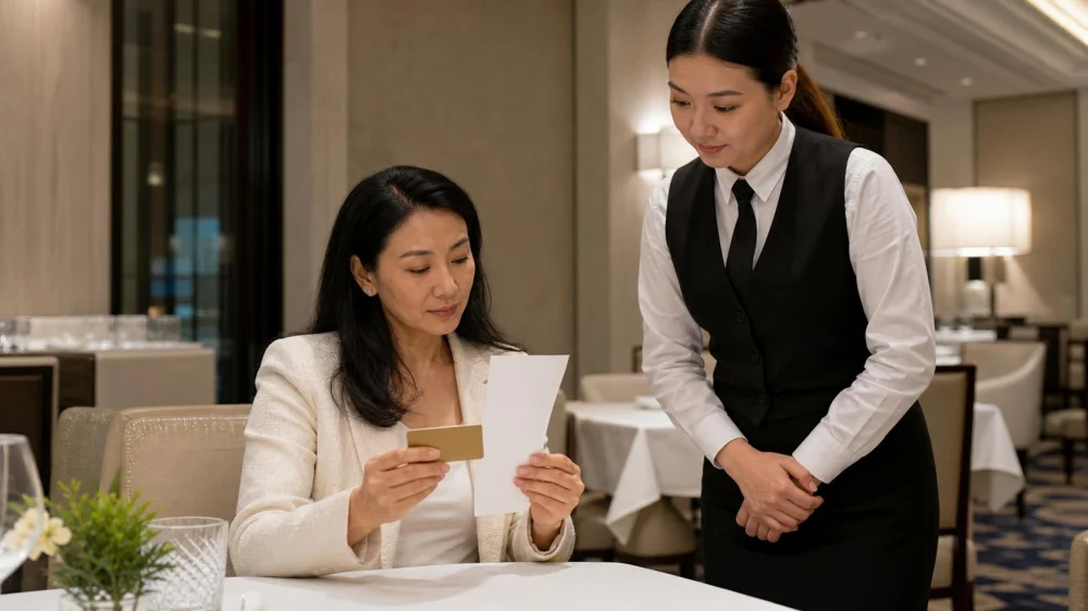 Restaurant Tip and Service Charge: Read the Bill