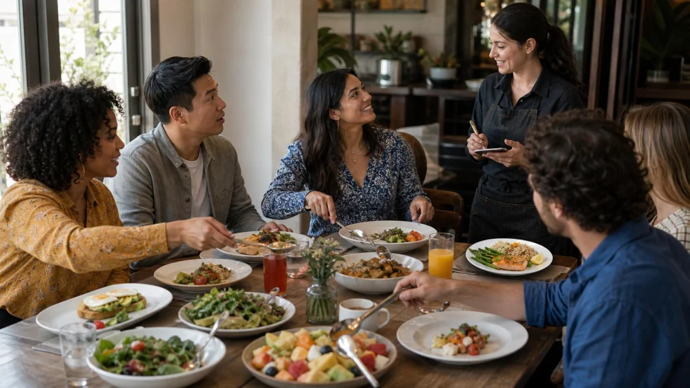 Shared Brunch Plates: Set Portions, Utensils, and Allergy Boundaries