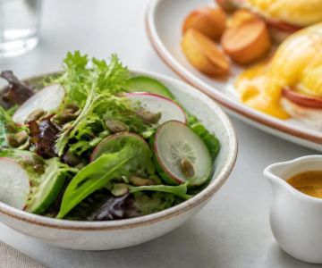 Brunch Side Salad: Greens, Dressing, and Balance