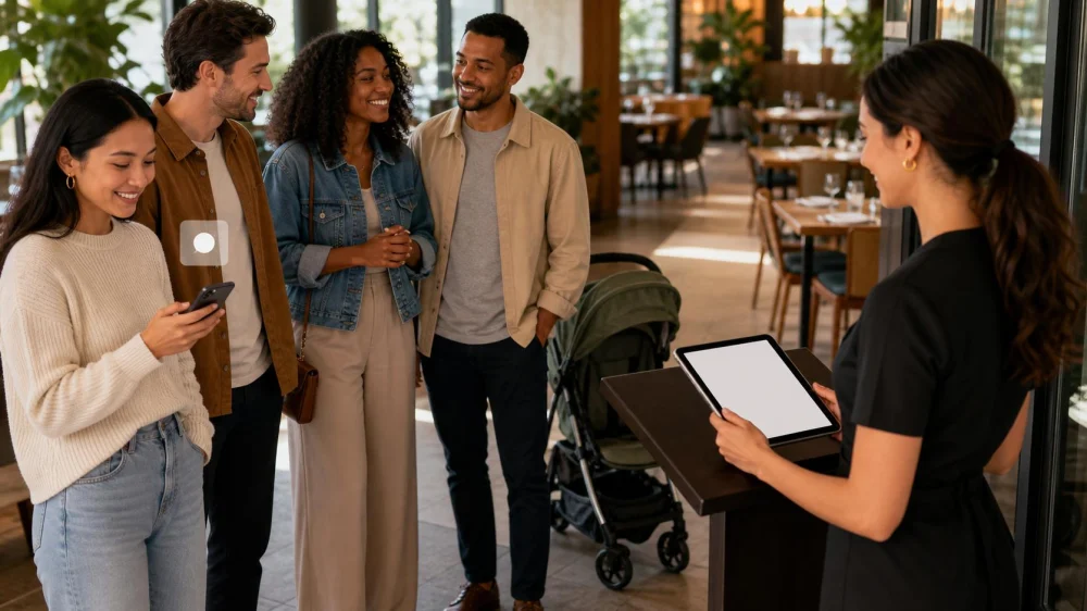Restaurant Waitlist: Check Text Alerts, Grace Time, and Party Size