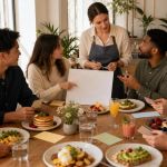 Brunch Group Order: Confirm Names, Allergies, and Split Checks