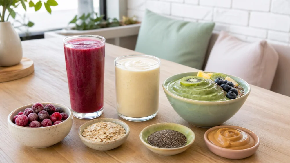 Brunch Smoothie Guide: Choose Base, Texture, and Add-Ons
