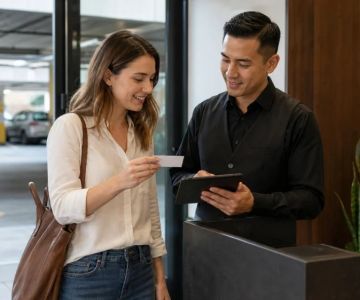 Restaurant Parking Validation: Check Time, Garage, and Receipt