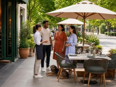 Restaurant Outdoor Seating: Check Shade, Noise, Pets, and Service