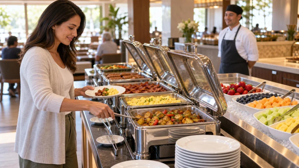 Brunch Buffet Choices: Allergies, Temperature, and Pace