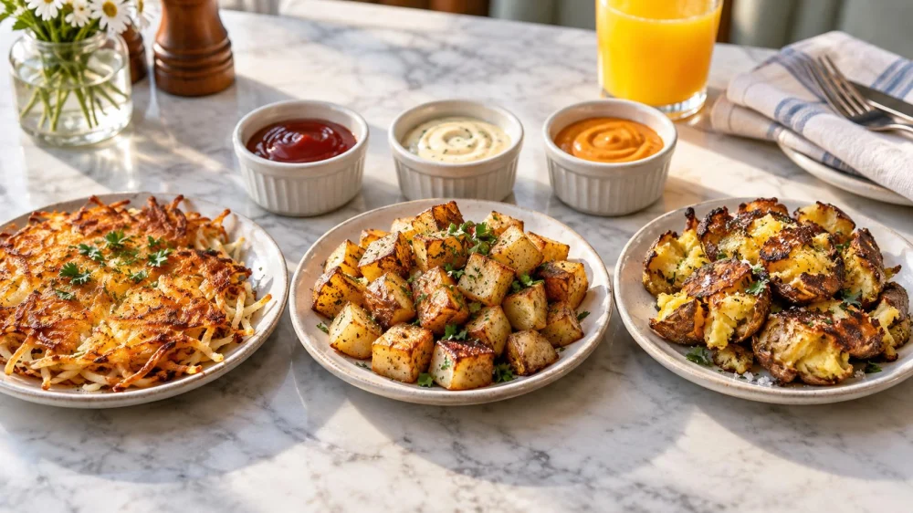 Brunch Potatoes: Compare Cuts, Crispness, and Sauces