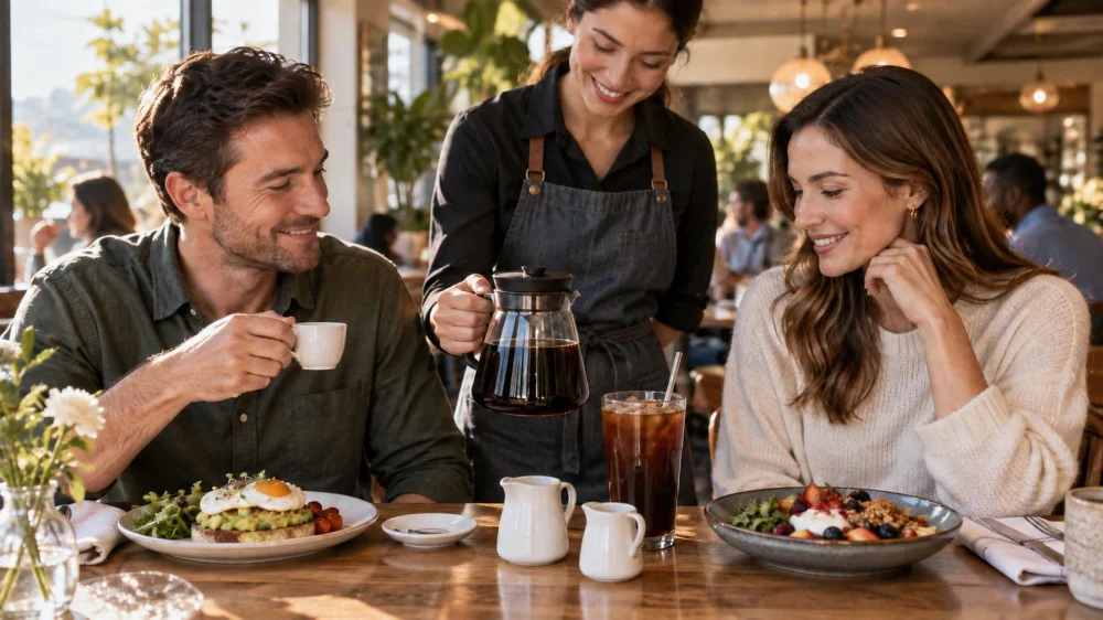 Brunch Coffee Order: Roast, Milk, and Meal Timing