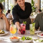 Brunch Mocktail Order: Ingredients, Ice, and Garnish