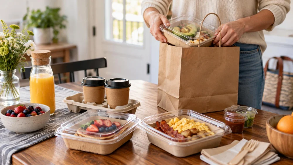 Brunch Takeaway Check: Packaging, Temperature, and Travel