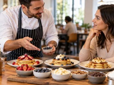Brunch Pancake Order: Texture, Toppings, and Allergens