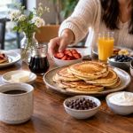 Brunch Pancake Order: Batter, Toppings, and Sharing