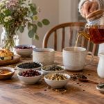 Brunch Tea Selection: Base, Steep, Milk, and Caffeine