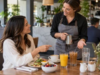 Brunch Beverage Choice: Caffeine, Sweetness, and Size