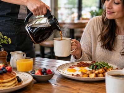 Brunch Coffee Refill: Roast, Strength, and Service Timing