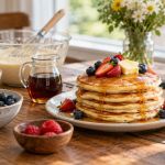 Brunch Pancake Order: Batter, Toppings, and Sweetness