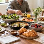 Brunch Table Sharing Plan: Space, Portions, and Allergens