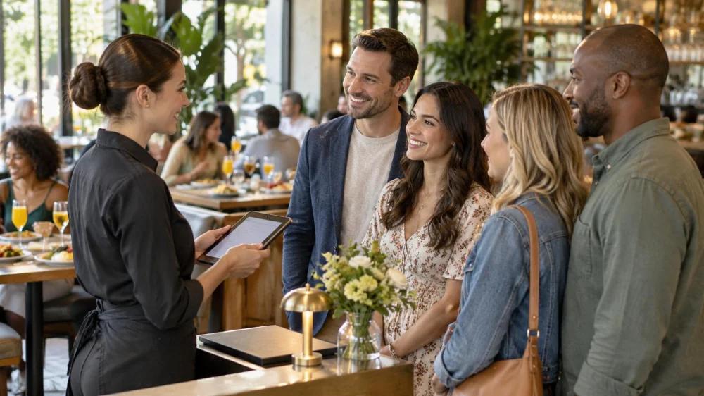 Brunch Waitlist Plan: Party Size, Contact, and Timing