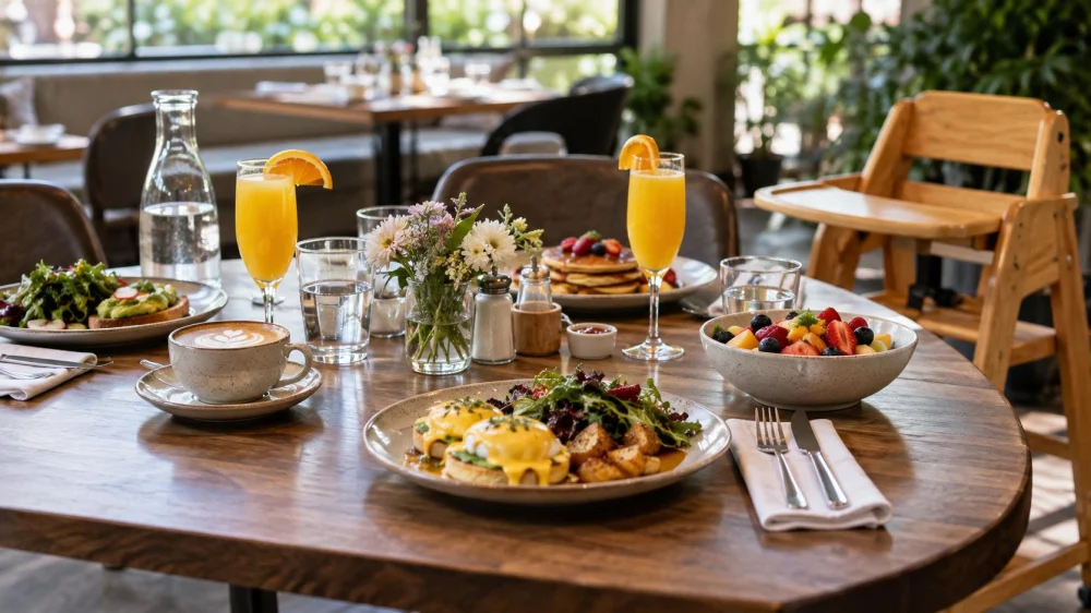 Brunch Reservation Notes: Party Size, High Chair, and Timing