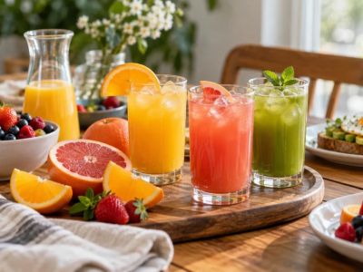 Brunch Juice Order: Fruit, Ice, Portions, and Added Sugar