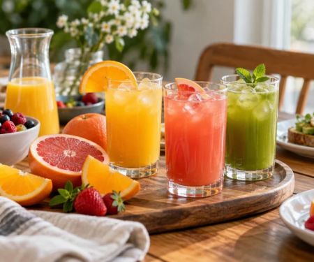 Brunch Juice Order: Fruit, Ice, Portions, and Added Sugar