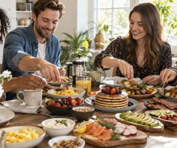 Brunch Shared Plates: Portions, Allergens, and Table Pace